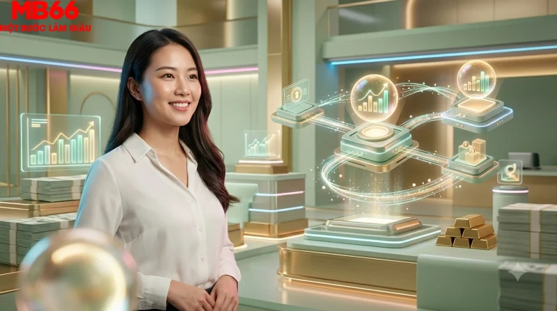 vu-cong-stylized-tren-san-khau-voi-vong-quay-holographic-va-bieu-tuong-vang Vũ công stylized trên sân khấu với vòng quay holographic và biểu tượng vàng